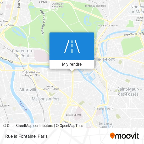 Rue la Fontaine plan