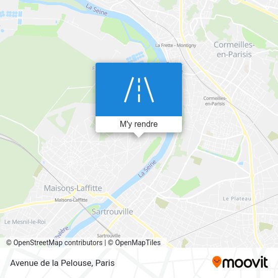 Avenue de la Pelouse plan