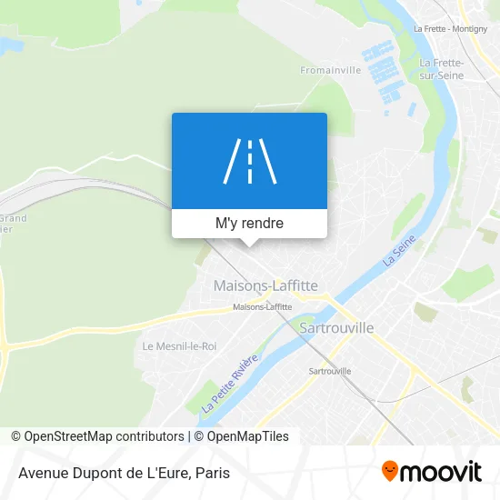 Avenue Dupont de L'Eure plan