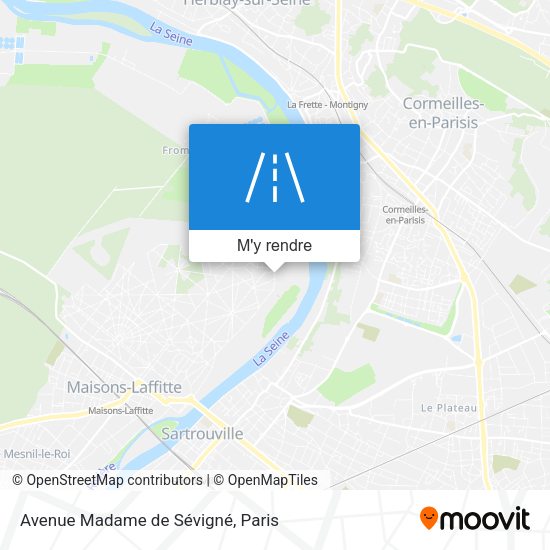 Avenue Madame de Sévigné plan