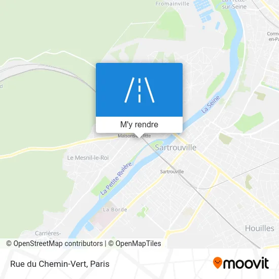 Rue du Chemin-Vert plan