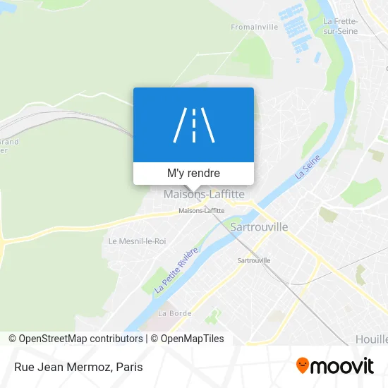 Rue Jean Mermoz plan