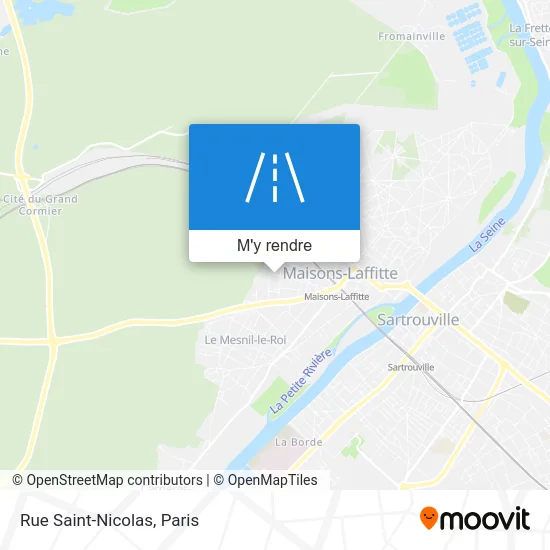 Rue Saint-Nicolas plan