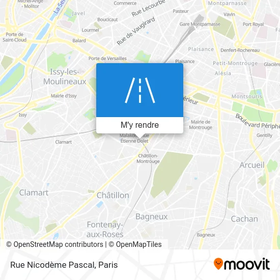 Rue Nicodème Pascal plan