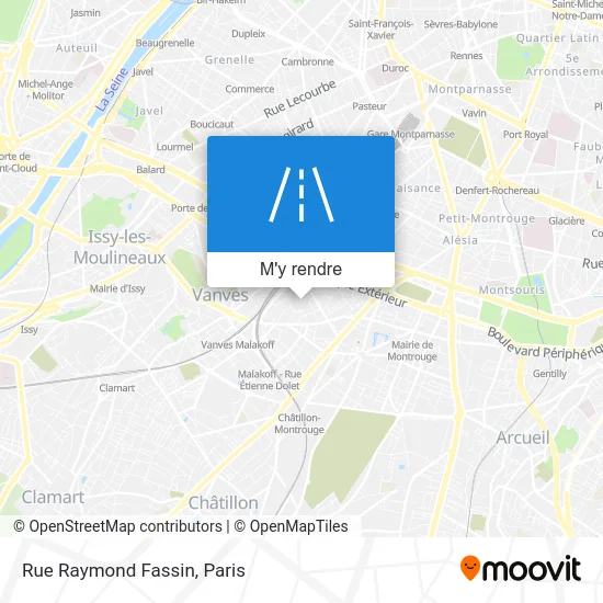 Rue Raymond Fassin plan