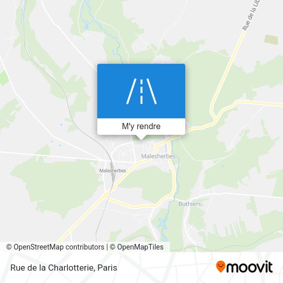 Rue de la Charlotterie plan