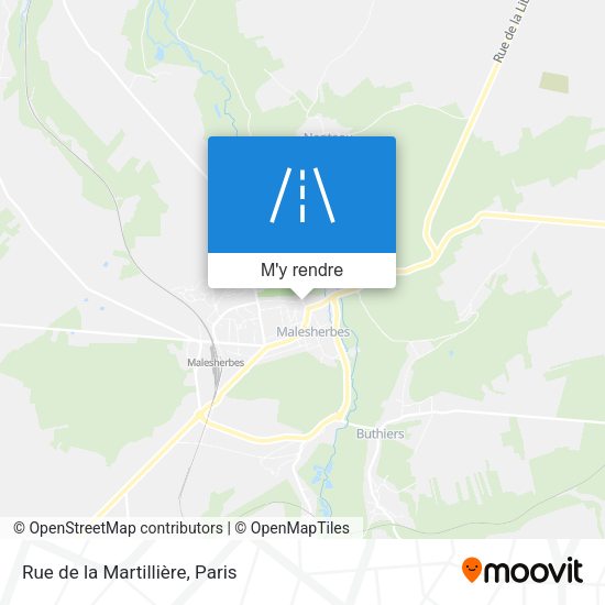 Rue de la Martillière plan