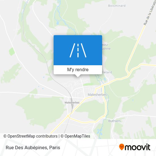 Rue Des Aubépines plan