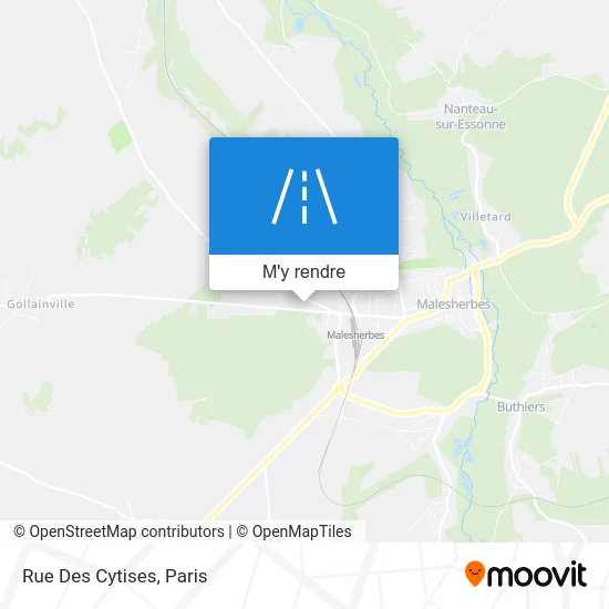 Rue Des Cytises plan