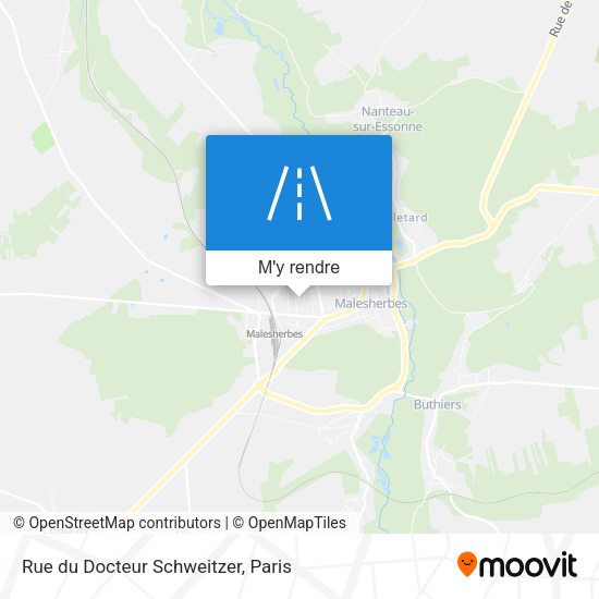 Rue du Docteur Schweitzer plan