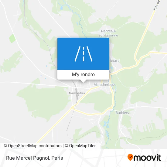 Rue Marcel Pagnol plan