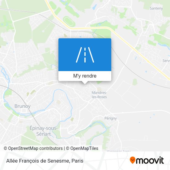 Allée François de Senesme plan