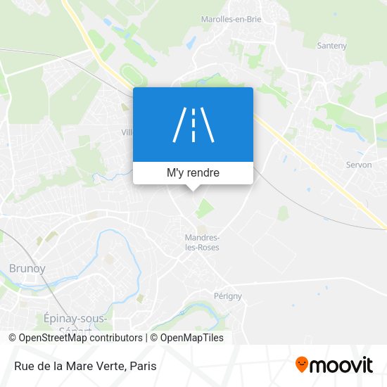 Rue de la Mare Verte plan