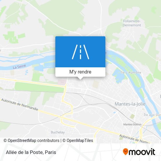 Allée de la Poste plan