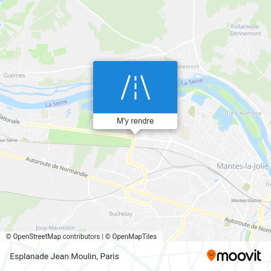 Esplanade Jean Moulin plan