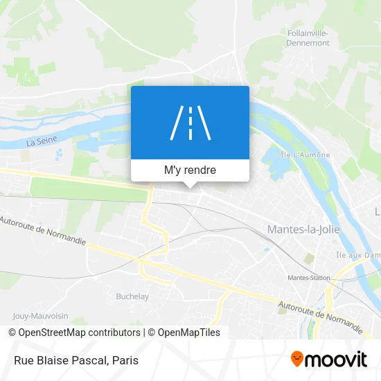 Rue Blaise Pascal plan