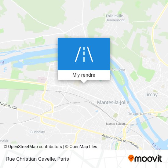 Rue Christian Gavelle plan