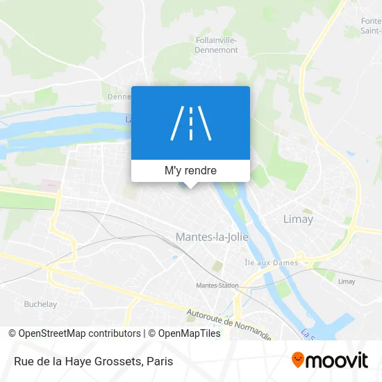 Rue de la Haye Grossets plan