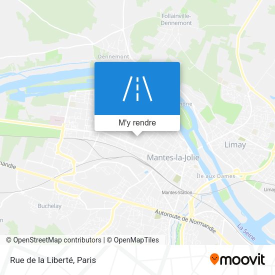 Rue de la Liberté plan