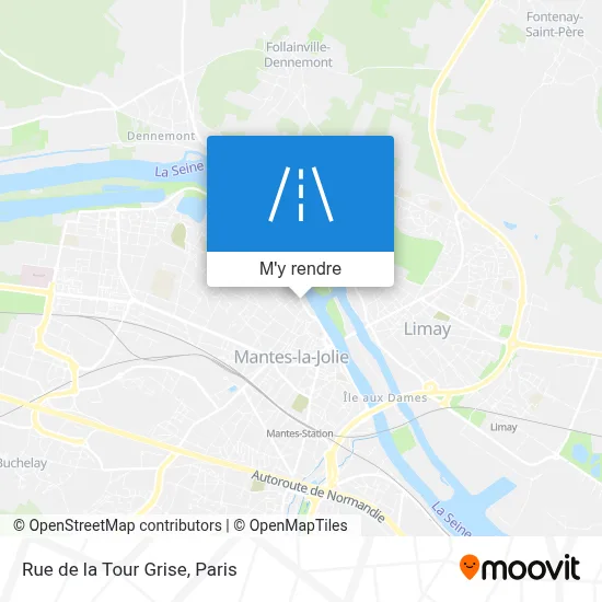 Rue de la Tour Grise plan