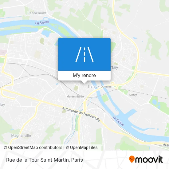 Rue de la Tour Saint-Martin plan