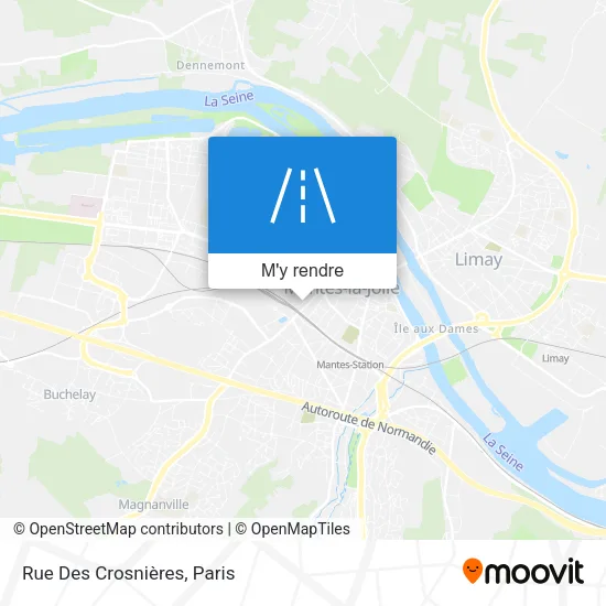 Rue Des Crosnières plan