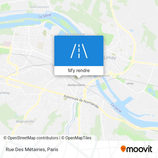 Rue Des Métairies plan