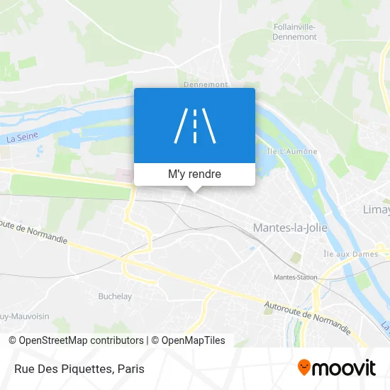 Rue Des Piquettes plan