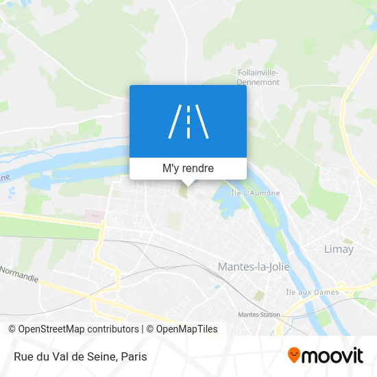 Rue du Val de Seine plan