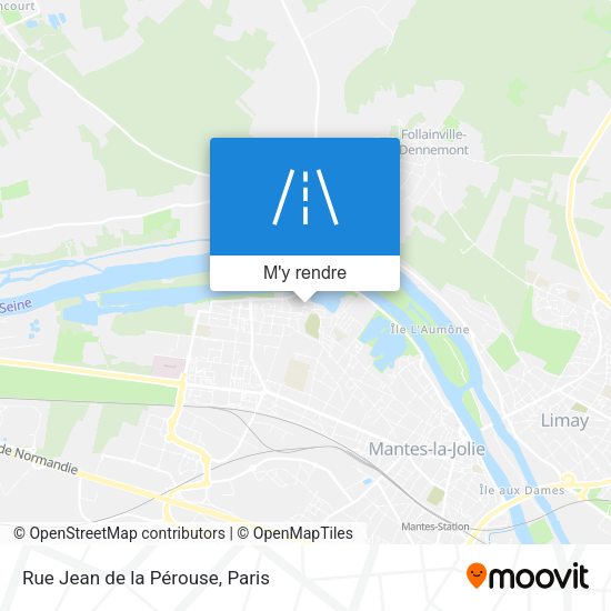 Rue Jean de la Pérouse plan