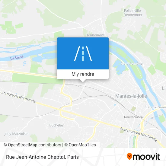 Rue Jean-Antoine Chaptal plan