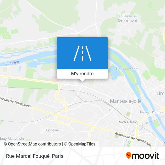 Rue Marcel Fouqué plan
