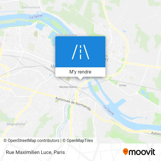 Rue Maximilien Luce plan