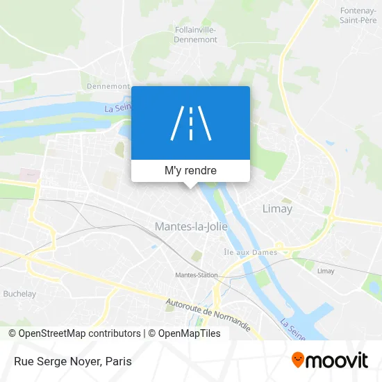 Rue Serge Noyer plan