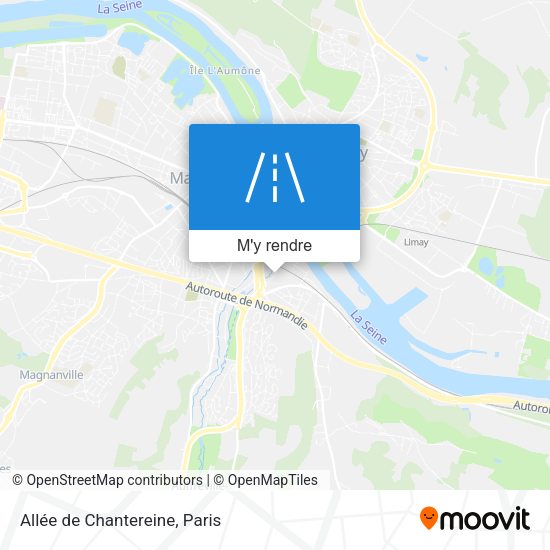 Allée de Chantereine plan