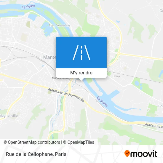 Rue de la Cellophane plan