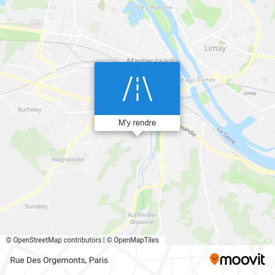 Rue Des Orgemonts plan