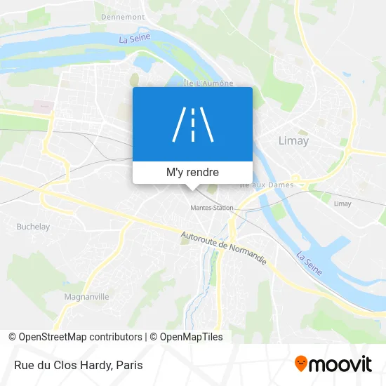Rue du Clos Hardy plan