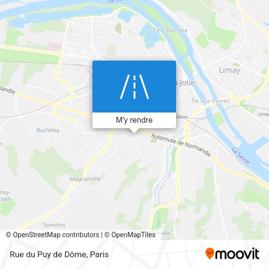 Rue du Puy de Dôme plan
