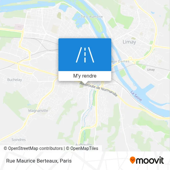 Rue Maurice Berteaux plan