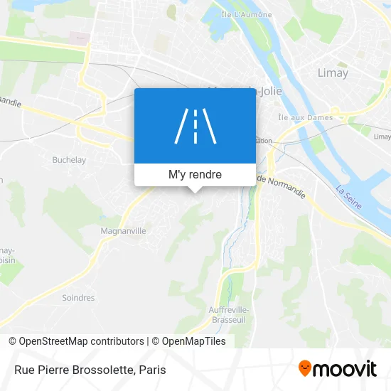 Rue Pierre Brossolette plan