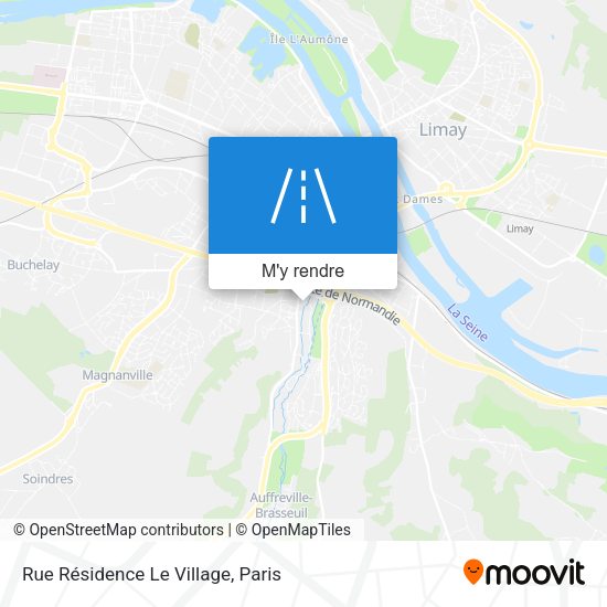 Rue Résidence Le Village plan