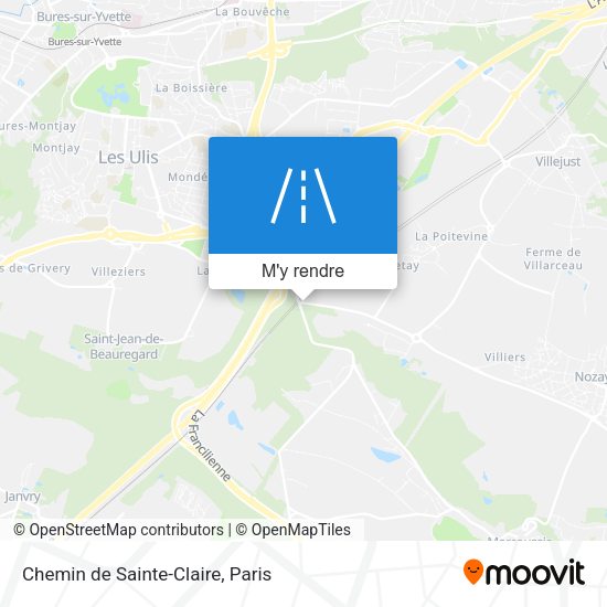 Chemin de Sainte-Claire plan