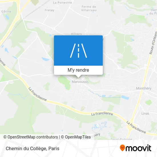 Chemin du Collège plan