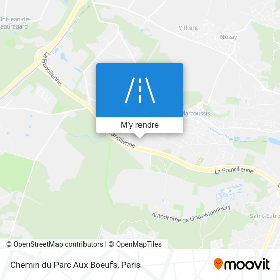 Chemin du Parc Aux Boeufs plan
