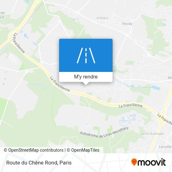 Route du Chêne Rond plan