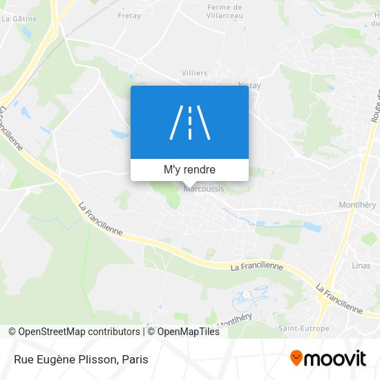 Rue Eugène Plisson plan