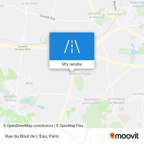 Rue du Bout de L'Eau plan