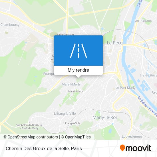 Chemin Des Groux de la Selle plan