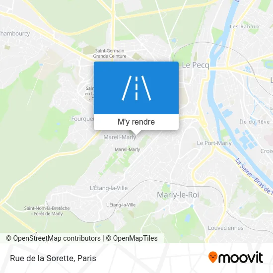 Rue de la Sorette plan